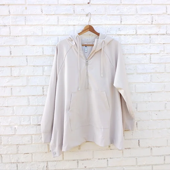 Athleta Glacier Poncho Hoodie Large - Picture 2 of 7